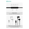 Kép 5/6 - Devia Smart Series M1 Metal In-Ear sztereó fülhallgató - Type-C - fekete Devia
