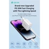 Kép 2/8 - Devia Smart Series 30W GaN PD + QC hálózati gyorstöltő adapter + Type-C / Lightning kábel - fehér Devia