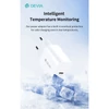 Kép 5/8 - Devia Smart Series 30W GaN PD + QC hálózati gyorstöltő adapter + Type-C / Lightning kábel - fehér Devia