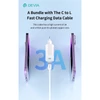 Kép 6/8 - Devia Smart Series 30W GaN PD + QC hálózati gyorstöltő adapter + Type-C / Lightning kábel - fehér Devia