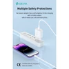 Kép 7/8 - Devia Smart Series 30W GaN PD + QC hálózati gyorstöltő adapter + Type-C / Lightning kábel - fehér Devia