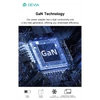 Kép 8/9 - DEVIA Extreme Speed Series 65W GaN PD gyorstöltő adapter USB + 2xType-C - fehér DEVIA