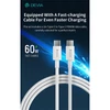 Kép 3/9 - Devia Extreme Speed Series 65W GaN PD hálózati gyorstöltő adapter USB + 2xType-C + Type-C kábel - fehér Devia