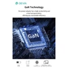 Kép 9/9 - Devia Extreme Speed Series 65W GaN PD hálózati gyorstöltő adapter USB + 2xType-C + Type-C kábel - fehér Devia