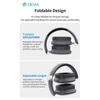 Kép 5/7 - Devia EarBass Pro2 ANC Bluetooth sztereó fejhallgató beépített mikrofonnal - ezüst Devia
