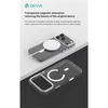Kép 6/6 - Devia Crystal Series Magnetic 360° kameravédős ütésálló tok - Apple iPhone Air - átlátszó DEVIA