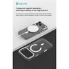 Kép 2/6 - Devia Crystal Series Magnetic 360° kameravédős ütésálló tok - Apple iPhone 17 Pro - átlátszó DEVIA