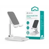 Kép 1/6 - DEVIA UNIVERZÁLIS ASZTALI TELEFON / TABLET TARTÓ - DESKTOP FOLDING STAND FORPHONE - FEHÉR DEVIA