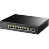 Kép 2/4 - STRONG SW8010POE+ Switch, 8 Gigabit port - 2 Gigabit Uplink, 100 watt PoE táp, Fekete STRONG