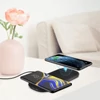 Kép 2/6 - Choetech T535-S DUAL wireless fast charger, black