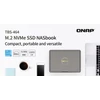 Kép 3/4 - 4-bay M.2 PCIe SSD NASbook, Intel Celeron N5105/N5095 4-core, burst up to 2.9GHz