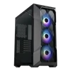 Kép 1/9 - COOLER MASTER Ház Midi ATX MasterBox TD500 MESH V2 ARGB, Tápegység nélkül, Üvegfalú, Fekete Cooler Master