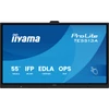 Kép 2/22 - iiyama touch IPS monitor, 54,6", 3840 x 2160, 16:9, 500cd, 8ms, 1200:1, HDMIx3 / DP / USB-Cx2 / USBx5 / RJ45x2 / RS-232C Iiyama