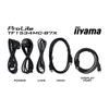 Kép 9/9 - iiyama touch monitor, 15", 1024x768, 4:3, 330cd, 8ms, 700:1,VGA / HDMI / DP, Open frame, TF1534MC Iiyama