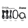 Kép 9/10 - iiyama touch monitor, 17", 1280x1024, 5:4, 315cd, 5ms, 1000:1, / HDMI / DP, Open frame, TF1734MC Iiyama