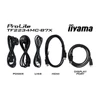 Kép 11/11 - iiyama touch monitor, 21,5", 1920x1080, 16:9, 305cd, 8ms, 1000:1,VGA / HDMI / DP, Open frame, TF2234MC Iiyama
