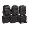 Kép 7/7 - TARGUS Notebook hátizsák TSB912EU, CitySmart 12.5 13 13.3 14 15 15.6" Advanced Laptop Backpack - Black / Grey Targus