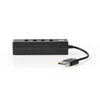 Kép 2/3 - Nedis 4 portos USB2.0 HUB, UHUBU2420BK NEDIS