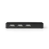 Kép 3/5 - Nedis UHUBU2730BK aktív 7 portos USB HUB, USB 2.0, 5V táp NEDIS