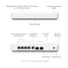 Kép 3/3 - UBiQUiTi Vezetékes Router Gateway 4x2,5Gbit + 1x10Gbps SFP+ (LAN) + 1x10Gbit (SFP+ / LAN) (WAN), Asztali - UXG-FIBER Ubiquiti