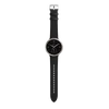 Kép 2/5 - Amazfit Active 2 NFC (Round) Black Leather + Red Silicone strap