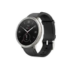 Kép 4/5 - Amazfit Active 2 NFC (Round) Black Leather + Red Silicone strap