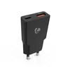 Kép 4/5 - Nedis WCHA20BK gyorstöltő USB-A / USB-C töltő, GaN, PD3.0, 20W, fekete NEDIS