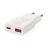 Kép 1/4 - Nedis WCHA20WT gyorstöltő USB-A / USB-C töltő, PD3.0, 20W NEDIS