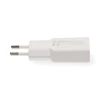 Kép 2/5 - Nedis WCHA30WT gyorstöltő USB-A / USB-C töltő, PD3.0, 30W, fehér NEDIS