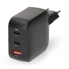 Kép 4/6 - Nedis WGCHA100WBK töltő 100 W, GaN, PD3.0, QC 2,5 / 3,0 / 5,0 A, Kimenetek száma: 3, USB-A / 2x USB-C, fekete NEDIS