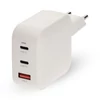 Kép 4/6 - Nedis WGCHA100WWT töltő 100 W, GaN, PD3.0, QC 2,5 / 3,0 / 5,0 A, Kimenetek száma: 3, USB-A / 2x USB-C, fehér NEDIS
