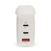 Kép 6/6 - Nedis WGCHA100WWT töltő 100 W, GaN, PD3.0, QC 2,5 / 3,0 / 5,0 A, Kimenetek száma: 3, USB-A / 2x USB-C, fehér NEDIS