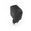 Kép 4/5 - Nedis WGCHA70WBK töltő 70 W, GaN, PD3.0, QC 1,5 / 2,25 / 2,5 / 3,0 / 3,5 A, Kimenetek száma: 3, USB-A / 2x USB-C NEDIS