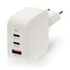 Kép 4/6 - Nedis WGCHA70WWT töltő 70 W, GaN, PD3.0, QC 1,5 / 2,25 / 2,5 / 3,0 / 3,5 A, Kimenetek száma: 3, USB-A / 2x USB-C, fehér NEDIS