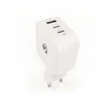 Kép 5/6 - Nedis WGCHA70WWT töltő 70 W, GaN, PD3.0, QC 1,5 / 2,25 / 2,5 / 3,0 / 3,5 A, Kimenetek száma: 3, USB-A / 2x USB-C, fehér NEDIS