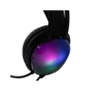 Kép 2/5 - WHITE SHARK PEACOCK-B, GH-2444B, gamer fejhallgató, RGB, fekete, (3.5 Jack + USB) White Shark