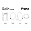 Kép 26/26 - IIYAMA ProLite monitor, IPS, 27", 2560x1440, 16:9, 350 cd / m˛, 1ms, 1000:1, HDMI / DisplayPort / USB, fehér Iiyama