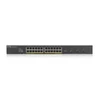 Kép 2/3 - ZYXEL Switch 24x1000Mbps (24xPOE) + 4xGigabit kombó SFP + , Fémházas Menedzselhető, Rackes (24GbE POE port), XGS1930-28HP-