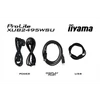 Kép 14/14 - IIYAMA ProLite monitor, IPS, 24.1", 1920x1200, 16:10, 300 cd / m˛, 4ms, 1000:1, HDMI / DisplayPort / USB, Iiyama