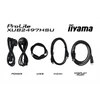 Kép 14/14 - IIYAMA ProLite monitor, IPS, 23.8", 1920x1080, 16:9, 300 cd / m2, 1ms, 1300:1, HDMI / DisplayPort / USB Iiyama