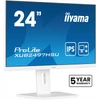 Kép 3/14 - IIYAMA ProLite monitor, IPS, 23.8", 1920x1080, 16:9, 300 cd / m2, 1ms, 1300:1, HDMI / DisplayPort / USB Iiyama