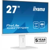 Kép 3/13 - IIYAMA ProLite monitor, IPS, 27", 2560x1440, 16:9, 300 cd / m˛, 1ms, 1300:1, HDMI / DisplayPort / RJ45 Iiyama