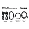 Kép 14/14 - IIYAMA ProLite monitor, IPS, 27", 3840x2160, 16:9, 350 cd / m˛, 4ms, 1300:1, HDMI / DisplayPort / USB-C / RJ45 / 4xUSB Iiyama