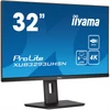 Kép 2/8 - IIYAMA ProLite monitor, IPS, 31.5", 3840x2160, 16:9, 350 cd / m˛, 4ms, 1000:1, HDMI / DisplayPort / 2xUSB / RJ45 Iiyama