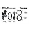 Kép 8/8 - IIYAMA ProLite monitor, IPS, 31.5", 3840x2160, 16:9, 350 cd / m˛, 4ms, 1000:1, HDMI / DisplayPort / 2xUSB / RJ45 Iiyama
