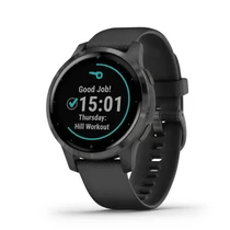 Garmin vívoactive 4s fekete szürke csattal