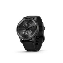 Garmin vívomove trend fekete szilikon szíjjal