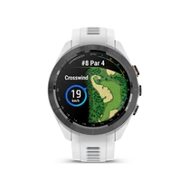 Garmin approach s70 (42mm) black ceramic white band