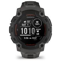 Garmin instinct e, 45mm. black, grey strap