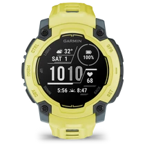 Garmin instinct e, 45mm. yellow, grey strap